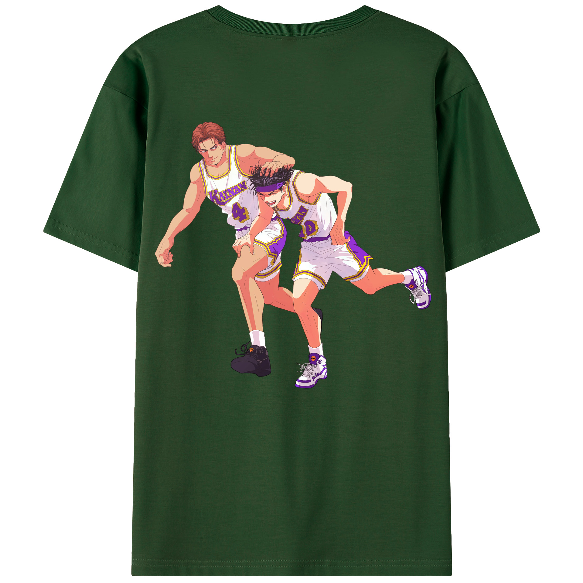 SLAM DUNK／スラムダンク 綿100％半袖Tシャツ（背面プリント）